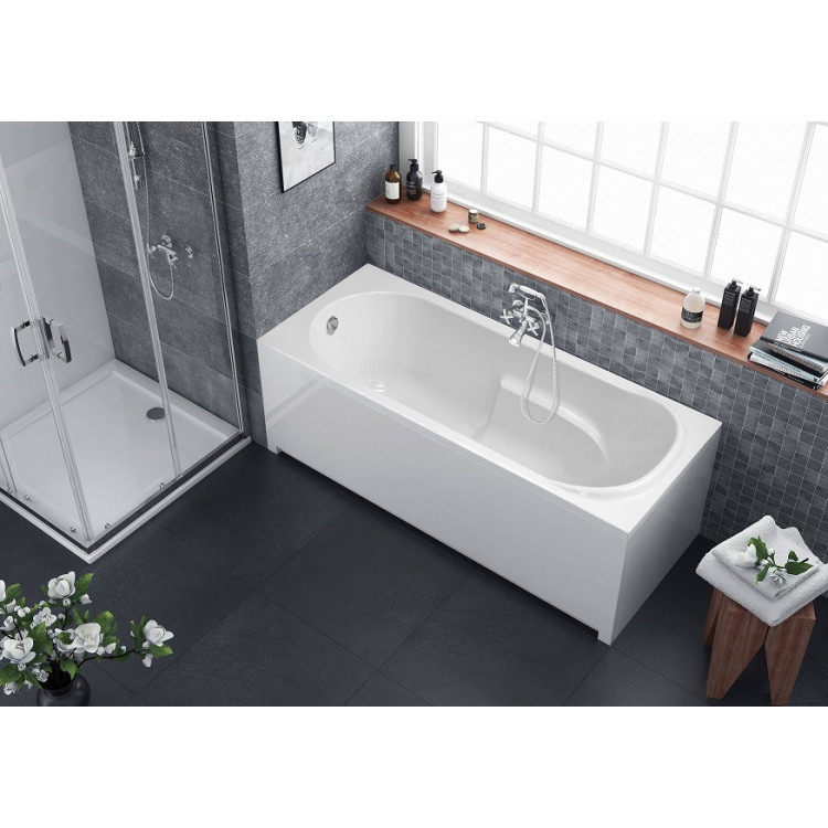 Акриловая ванна Berges Lumbo 050006 170x75 с каркасом