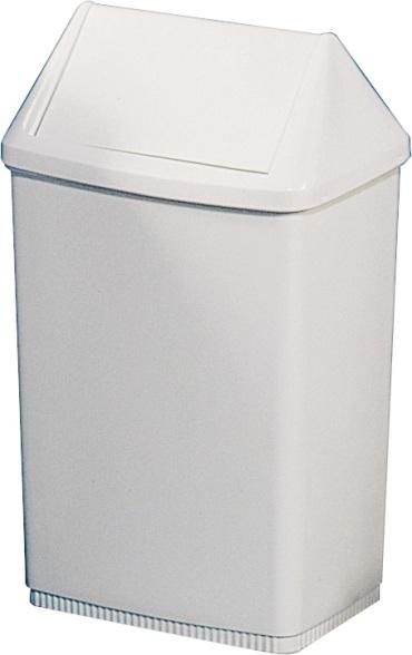 Ведро для мусора пластиковое 55 литров с крышкой Nofer 14027.W