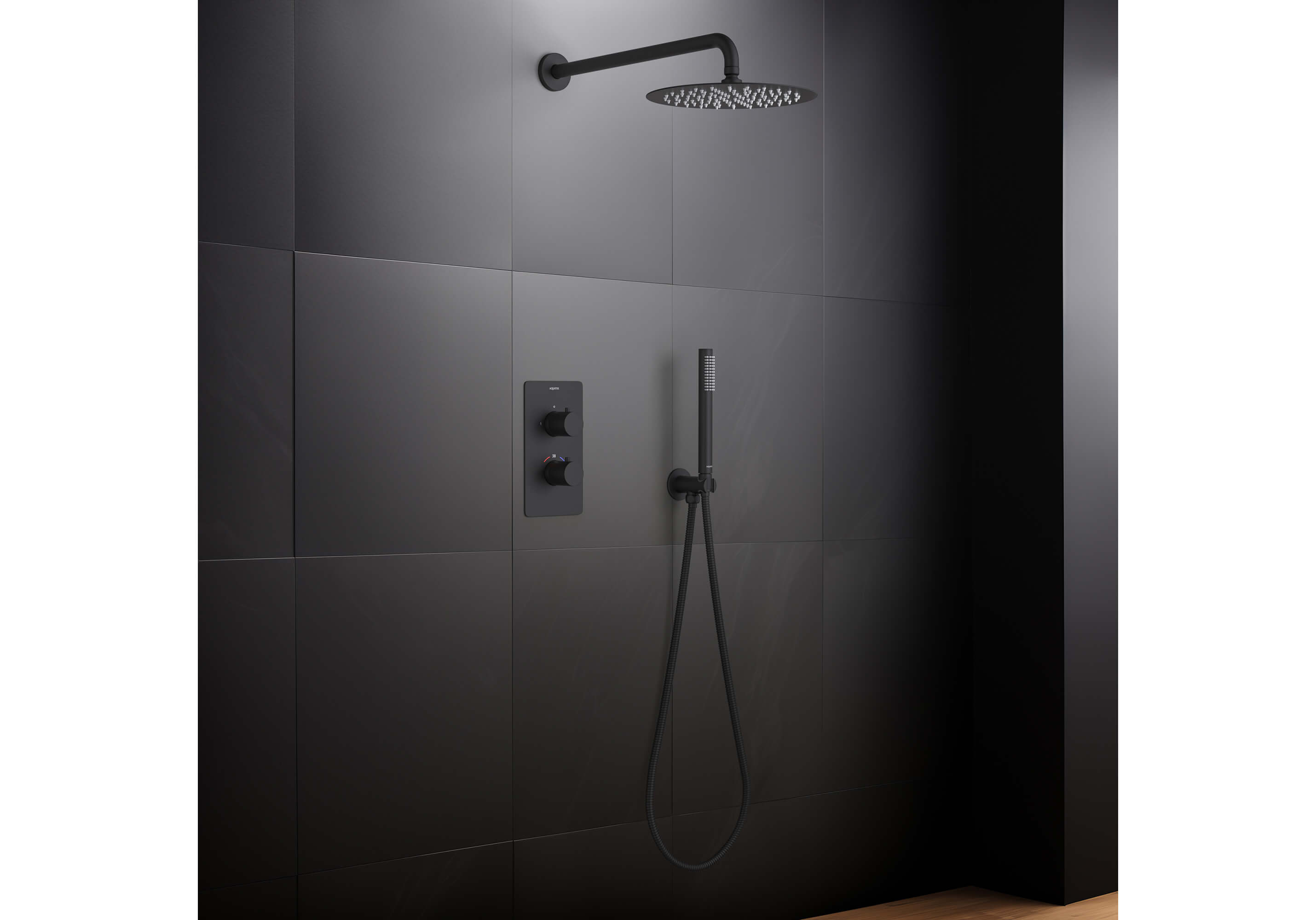 Set 3 в 1 душевой комплект Aquatek Европа AQ1376MB