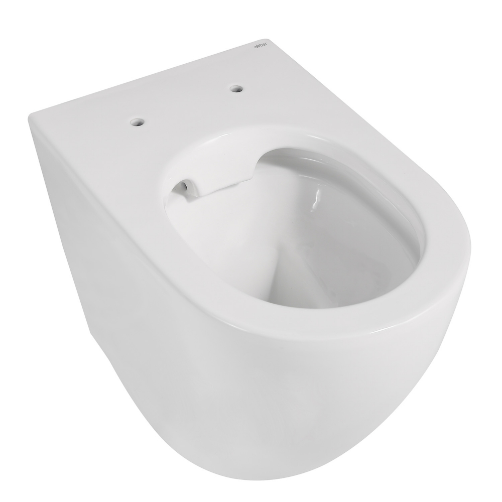 Унитаз Abber Bequem AC1111 приставной белый, безободковый