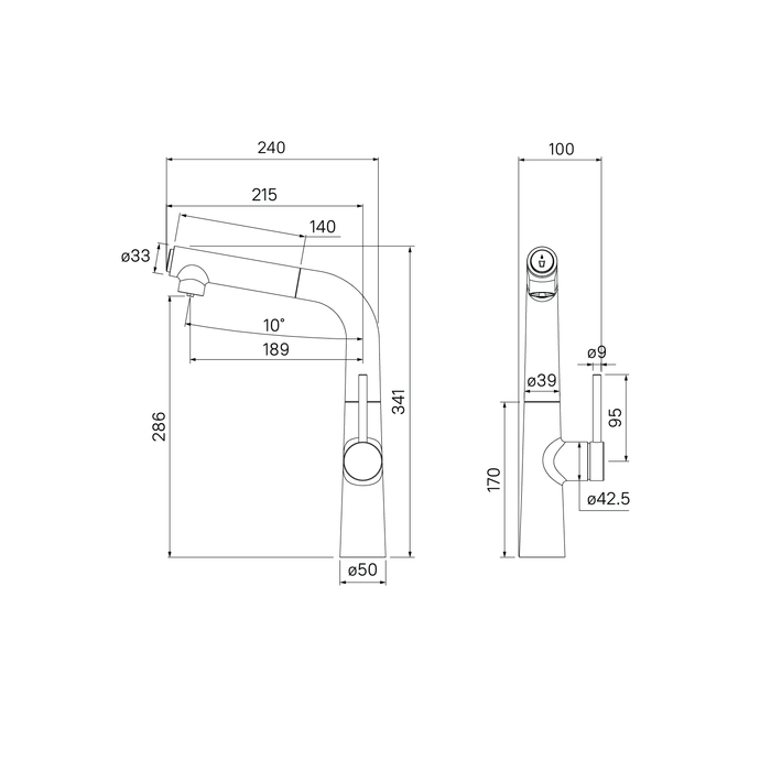 Смеситель для кухни Iddis Pure PURSBFBi05