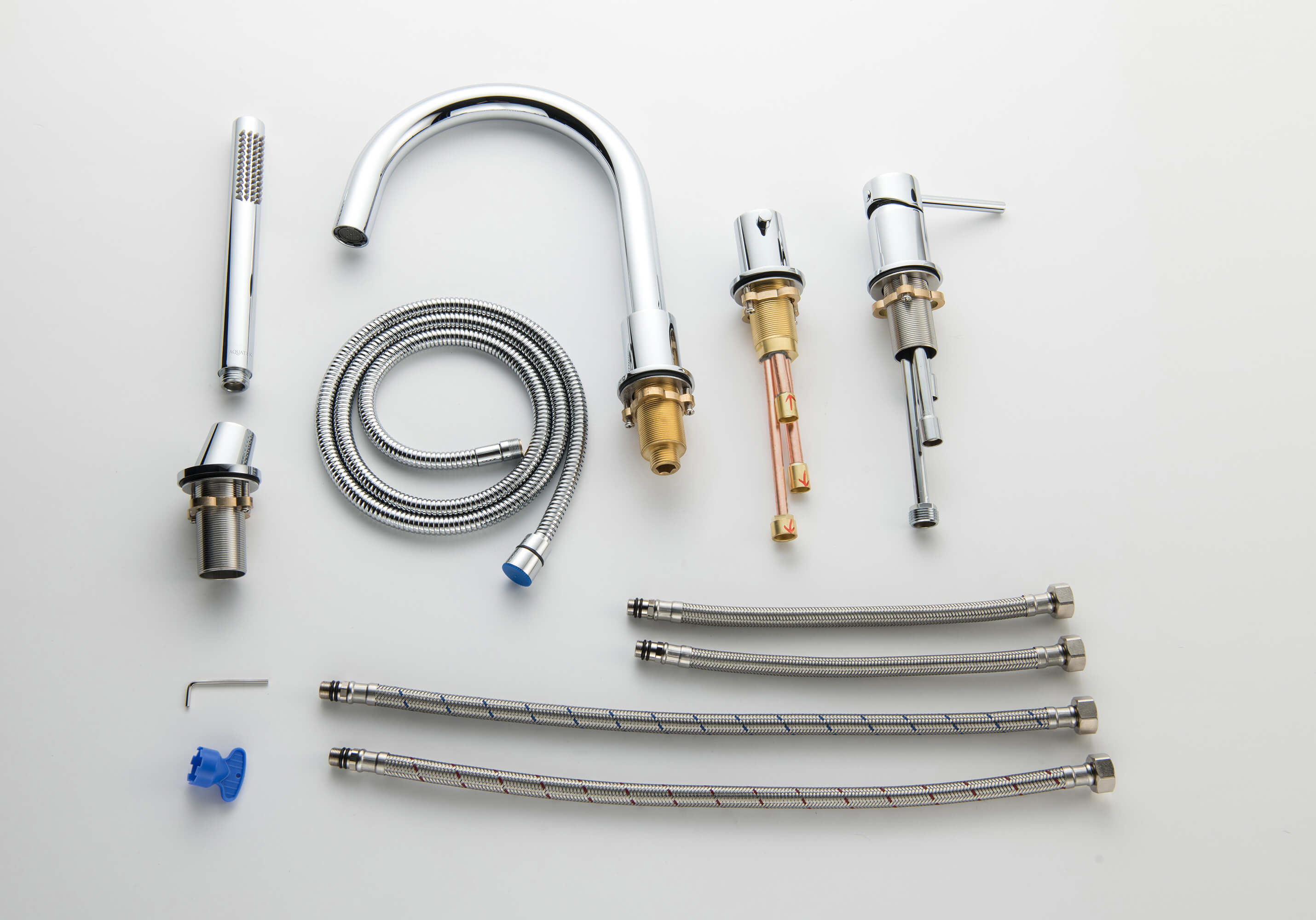 Смеситель Aquatek Европа AQ1348CR на борт ванны