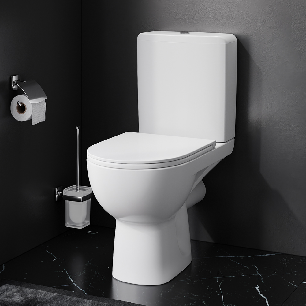 Унитаз-компакт AM.PM Gem с быстросъемным сиденьем микролифт