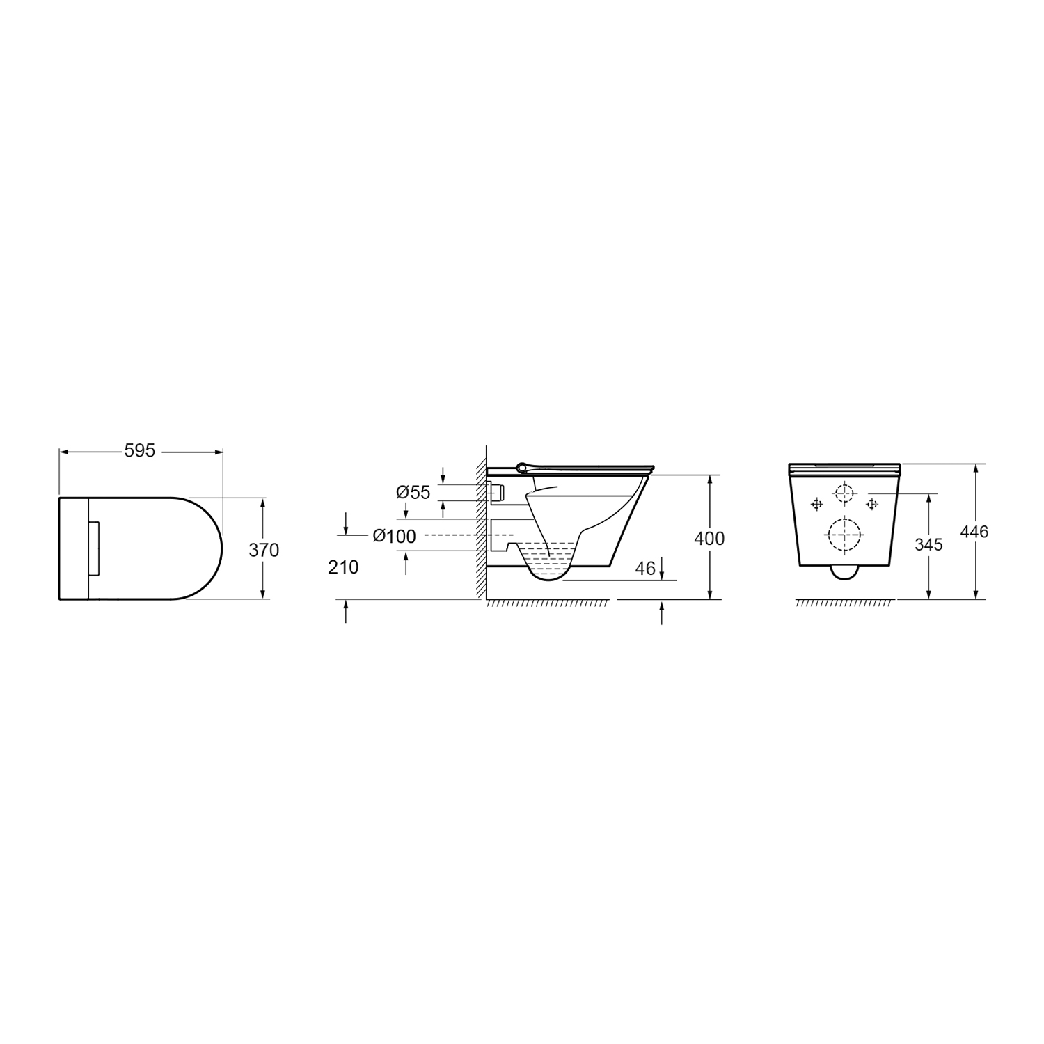 Умный подвесной унитаз Lavinia Boho Smart V-Clean 3359102R