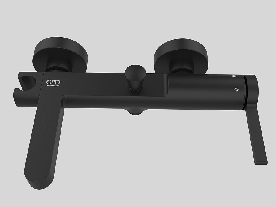 Смеситель для ванны GPD Pedra MBB165-S