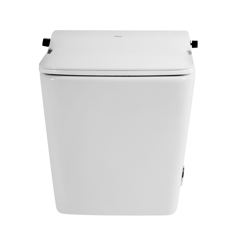 Электронный унитаз-биде Abber Rechteck AC1215S подвесной белый