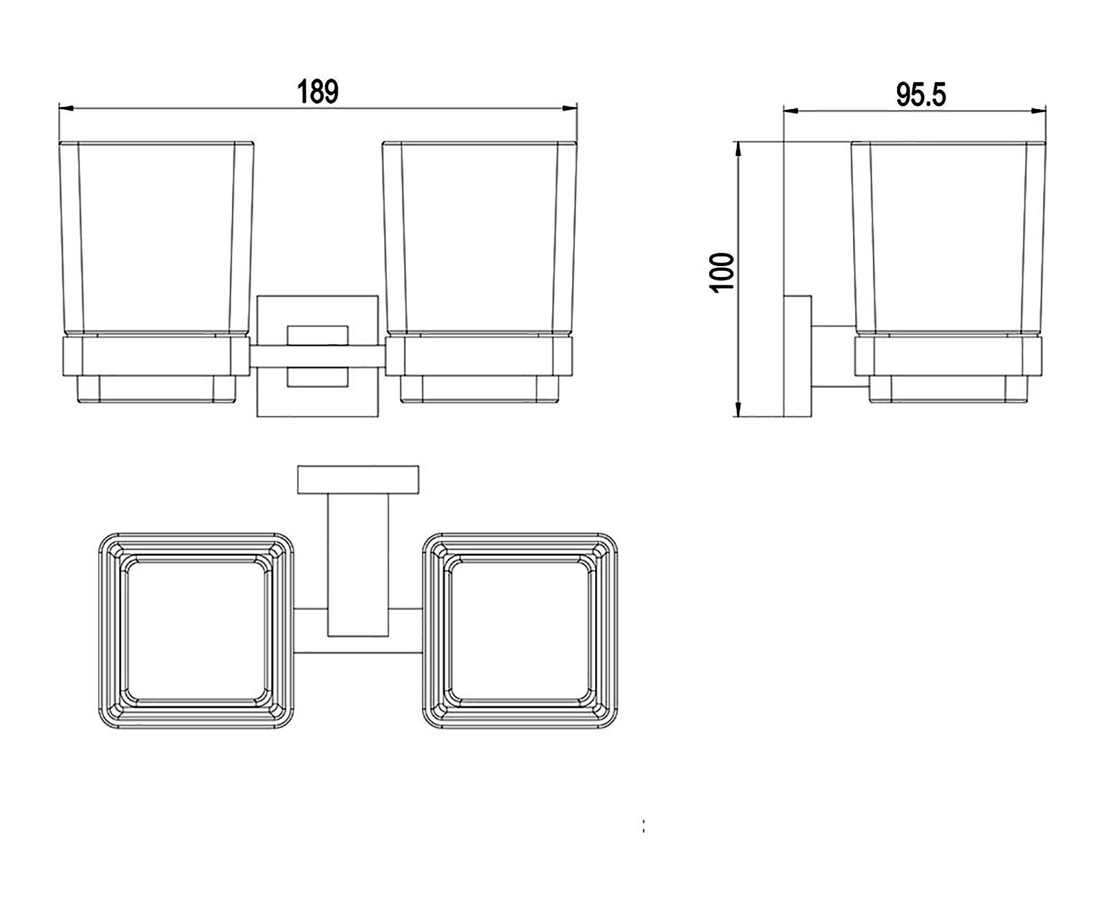 Стакан Timo Selene 10033/00