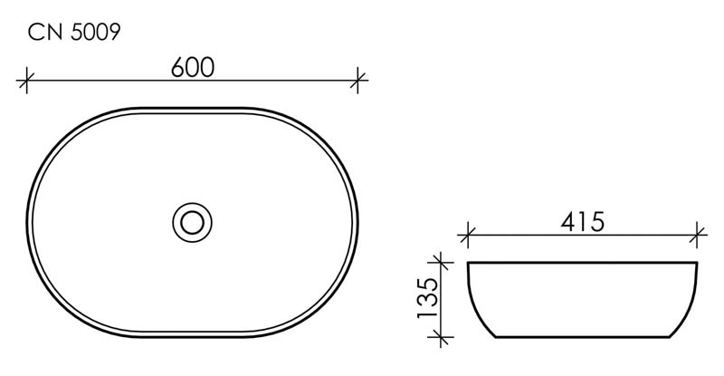 Раковина Ceramica Nova Element CN5009