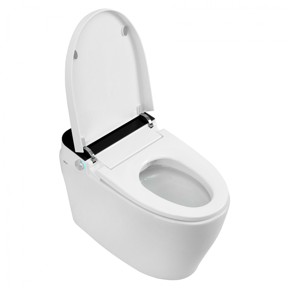 Электронный унитаз-биде Abber Bequem AC1116S приставной белый
