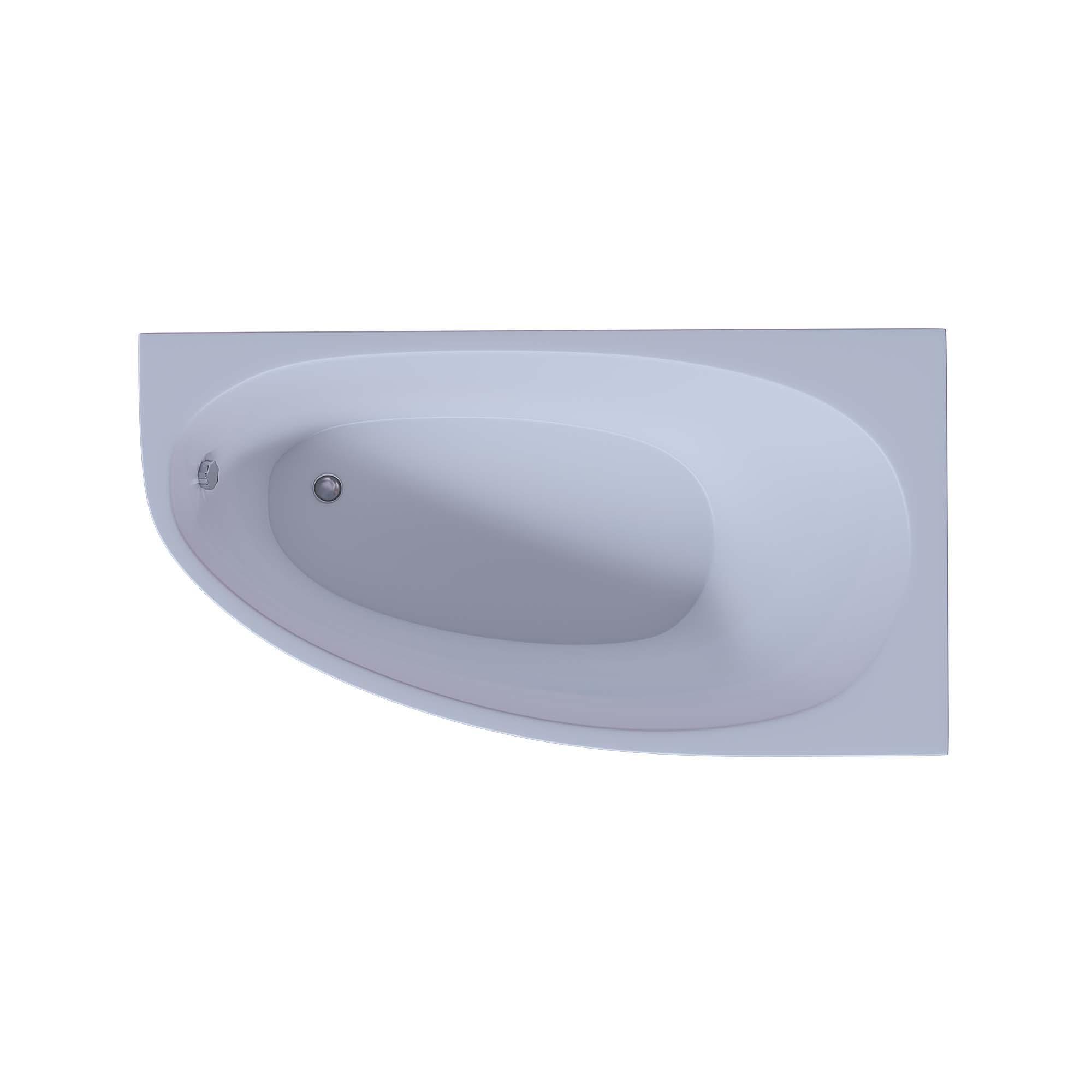 Акриловая ванна Aquatek Дива 160 DIV160-0000002 160х90 см, правая