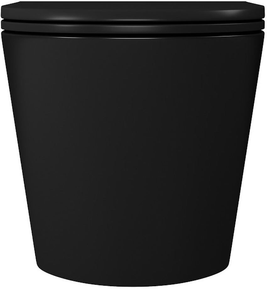 Унитаз подвесной D&K Venice DT1026025 безободковый, черный