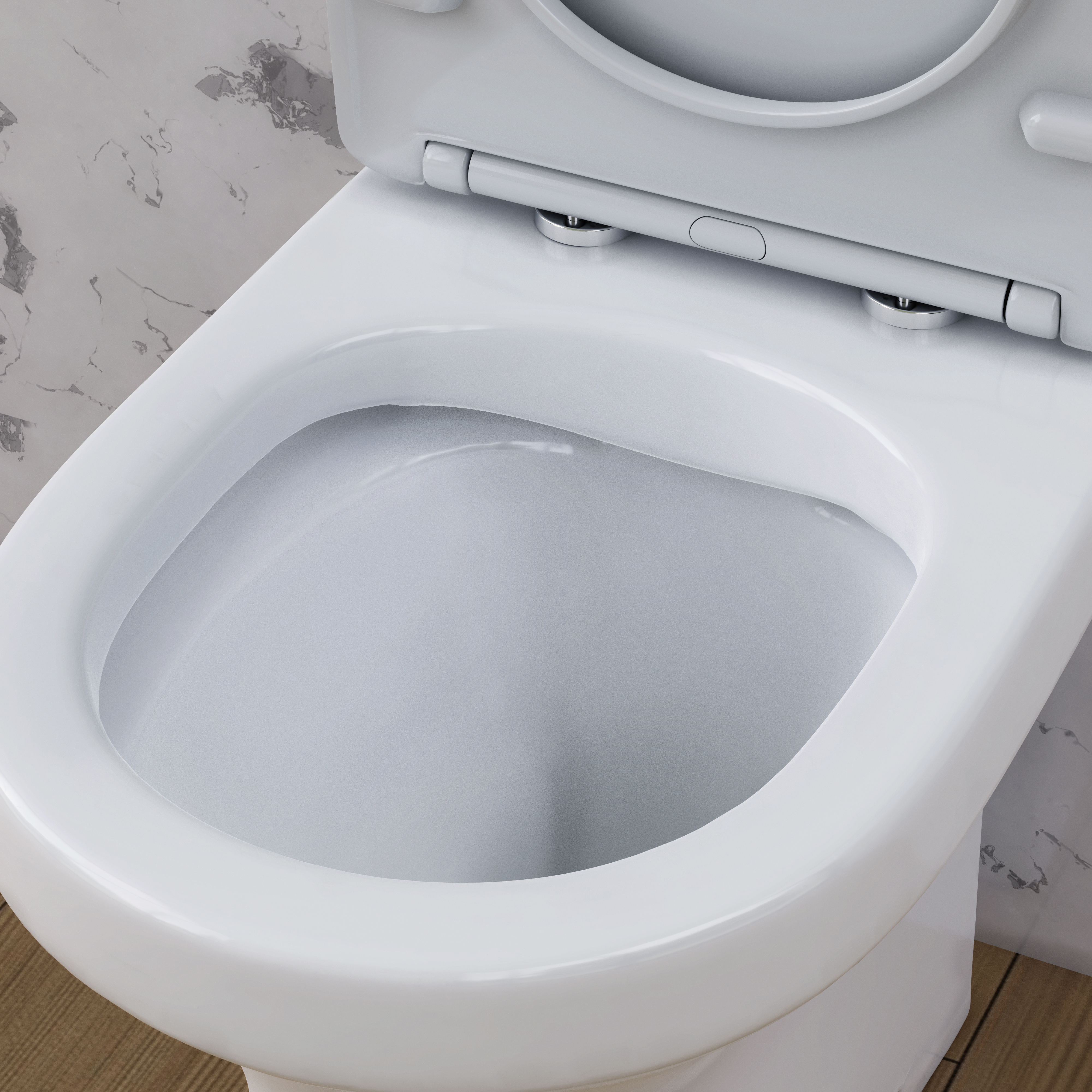 Унитаз-компакт AM.PM Skyline безободковый, с сиденьем микролифт