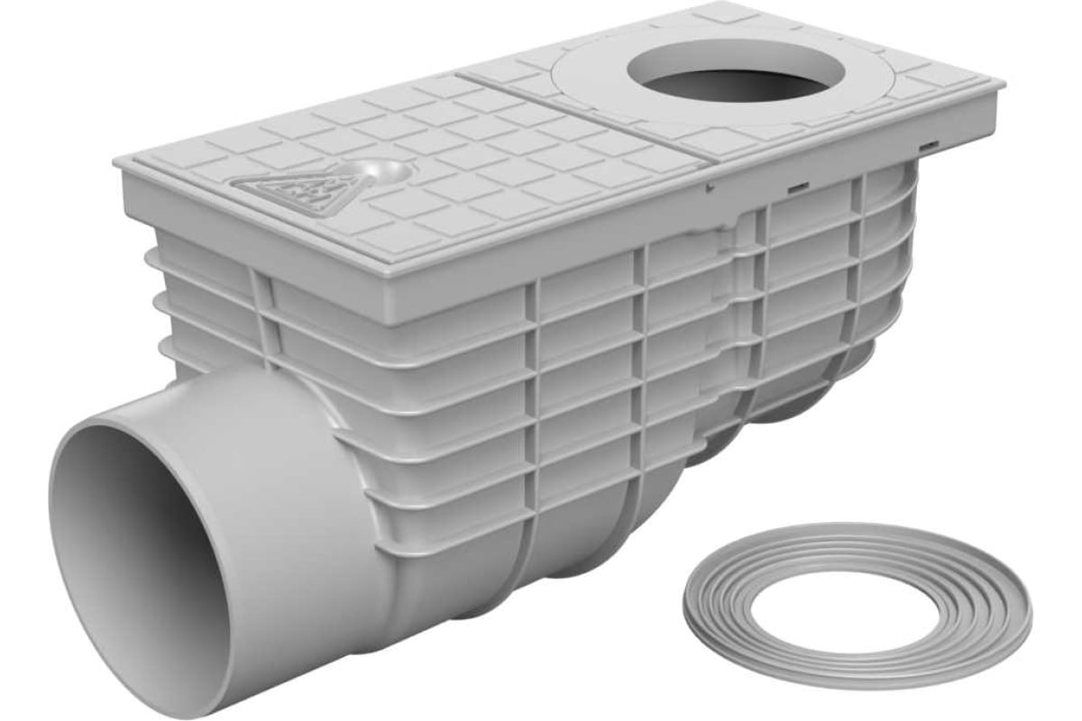 Дождеприёмник-трап ALPEN-MCH 325 Gs с боковым сливом из крыши 