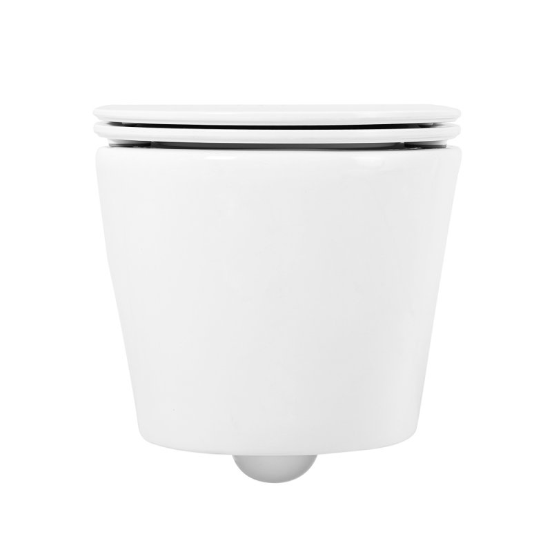 Унитаз подвесной безободковый BelBagno TRE BB8001CHR/SC