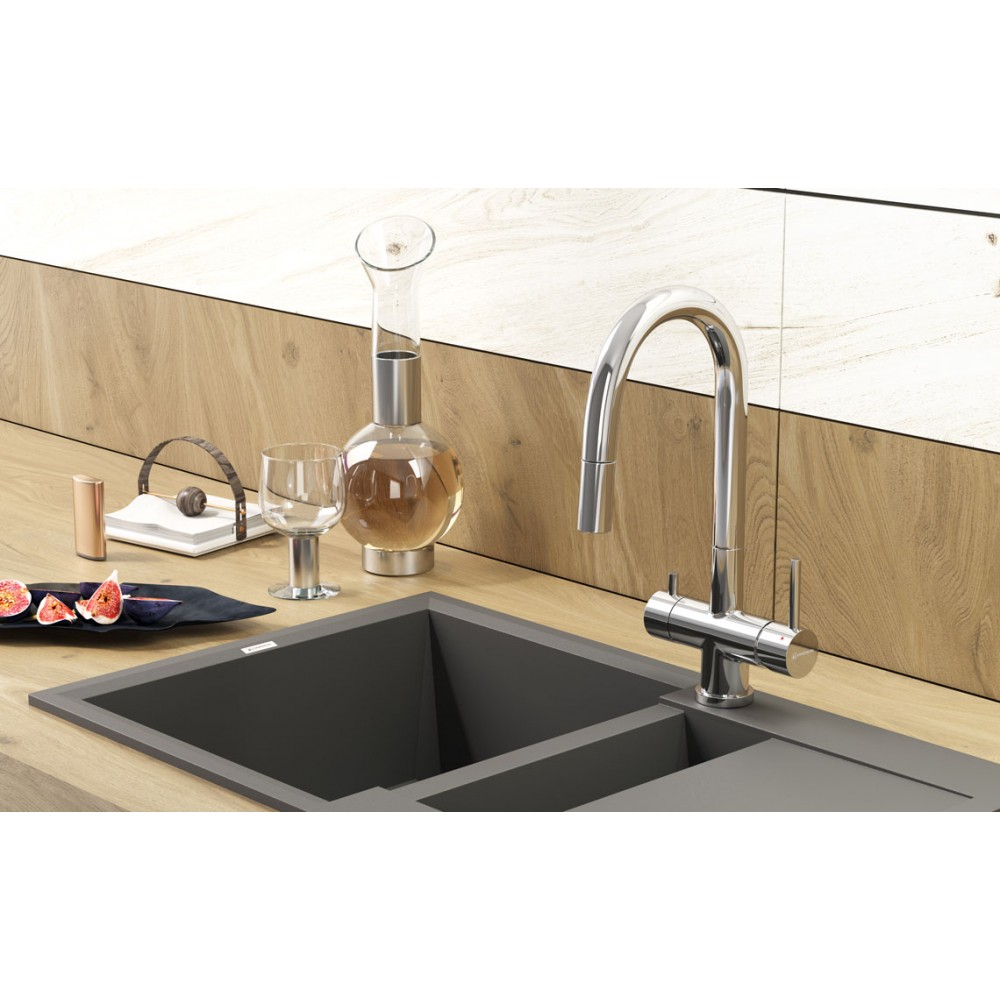 Смеситель Omoikiri Akita-S-C 4994330 для кухни