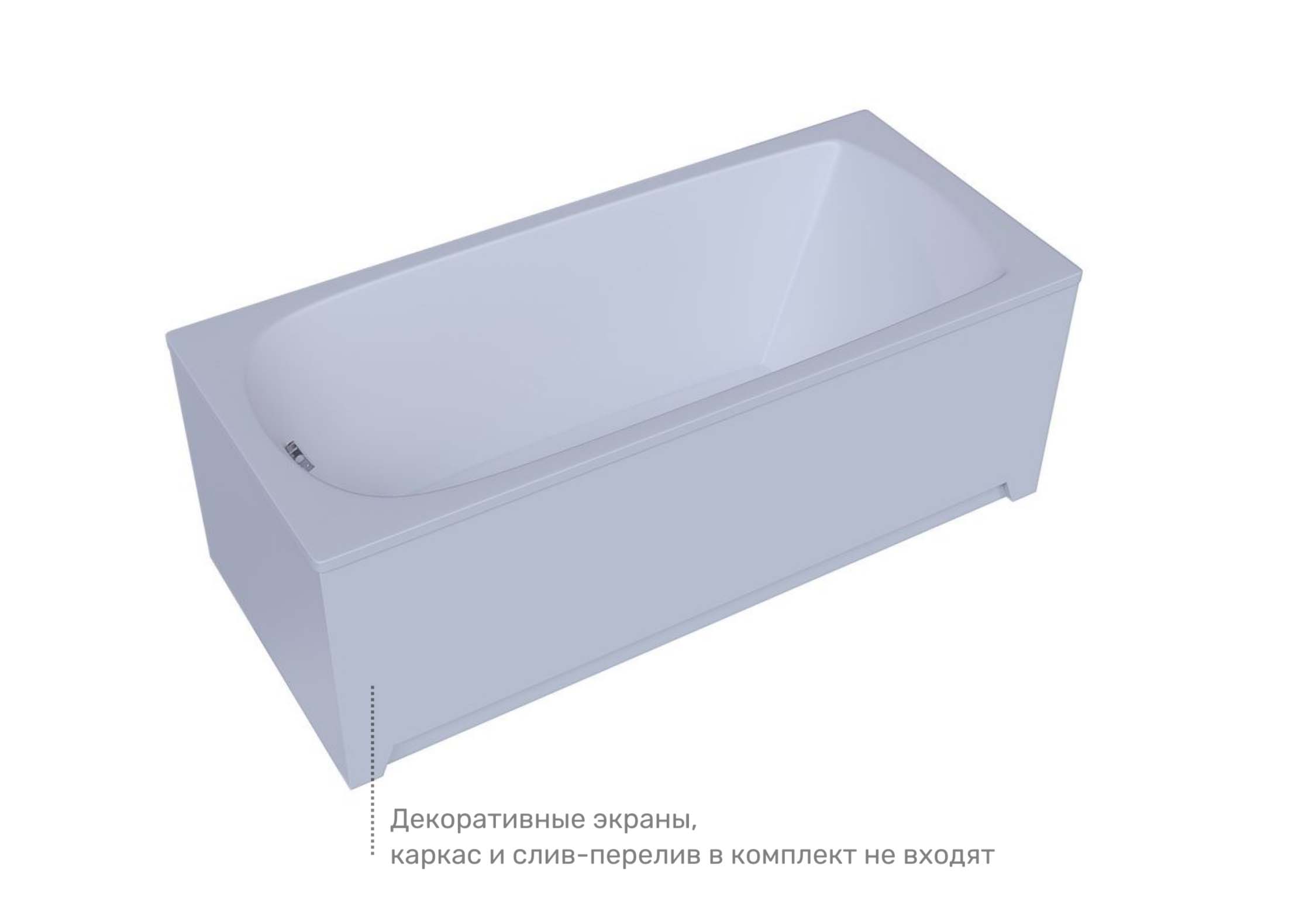 Акриловая ванна Aquatek Ника NIK150-0000001 150х75 см