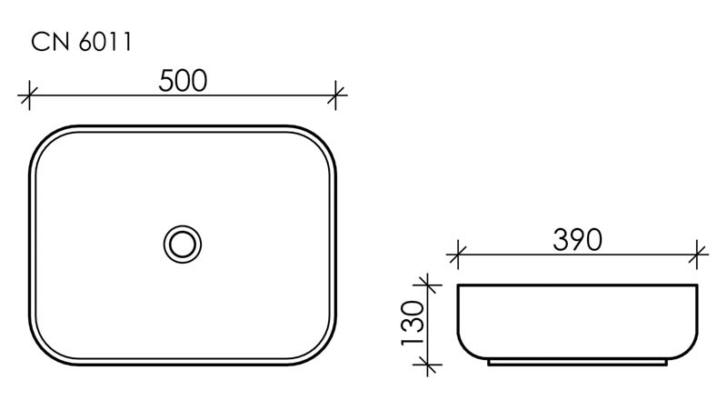 Раковина Ceramica Nova Element CN6011