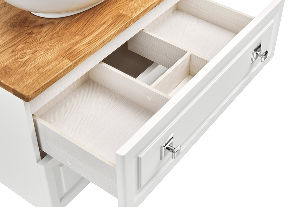 Мебель для ванной подвесная ASB-Woodline Каталина 80 White