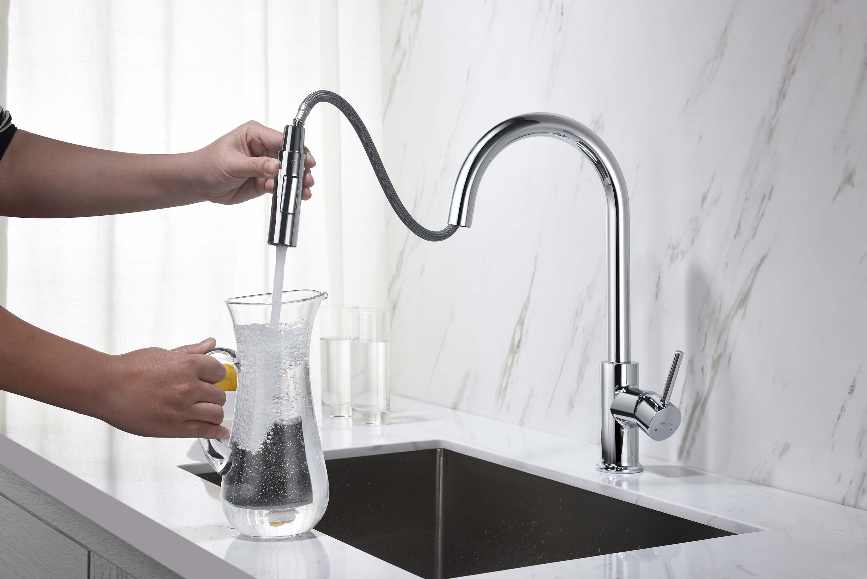 Смеситель Aquatek Европа AQ1384CR для кухни