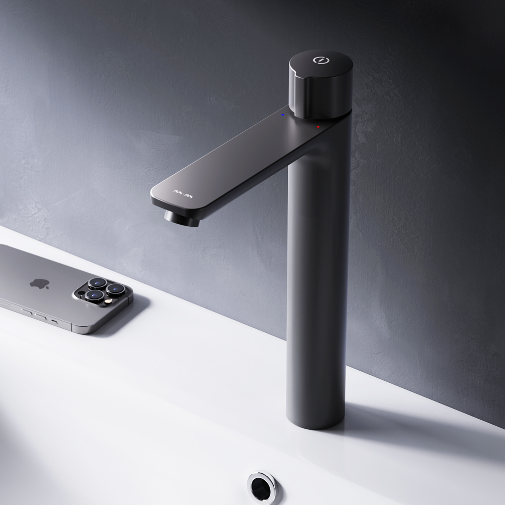 Смеситель для раковины высокий AM.PM X-Joy F85A92522 нажимной TouchReel
