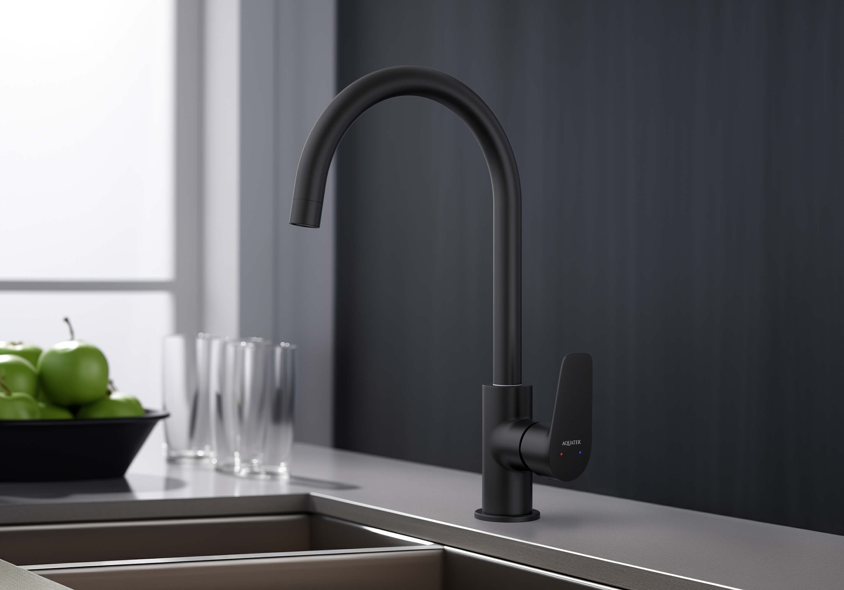 Смеситель Aquatek Бетта AQ1182MB для кухни