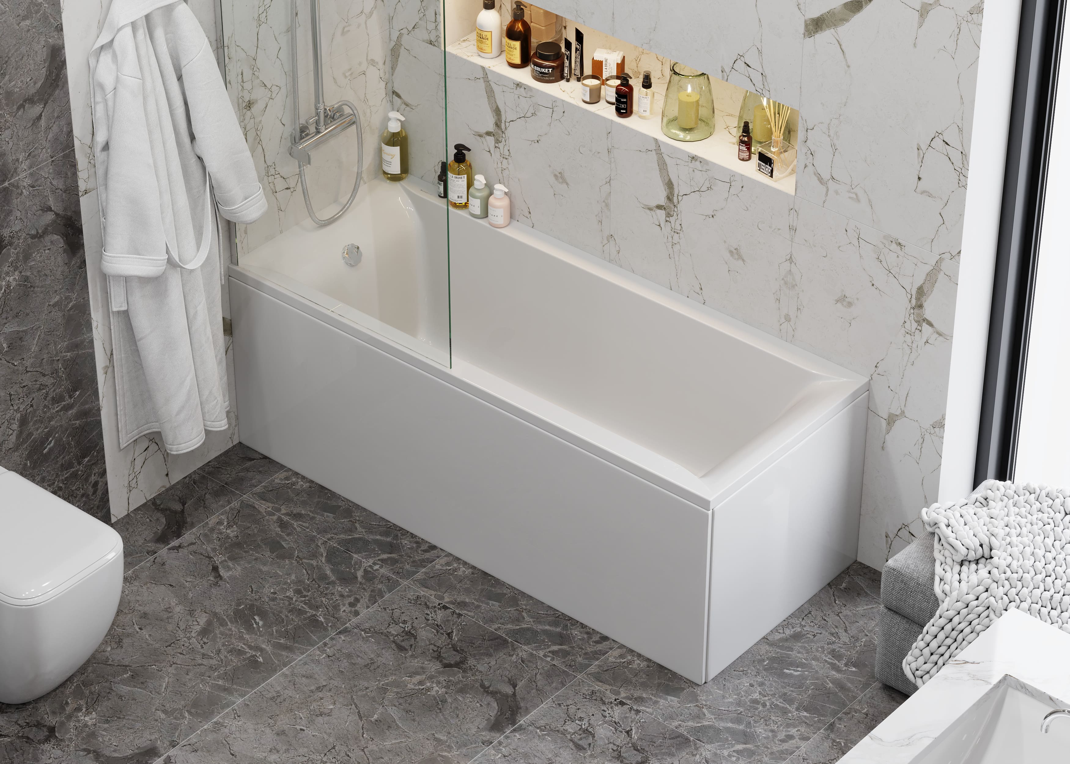 Акриловая ванна VAGNERPLAST Veronela VPBA157VEA2X-04 150х70