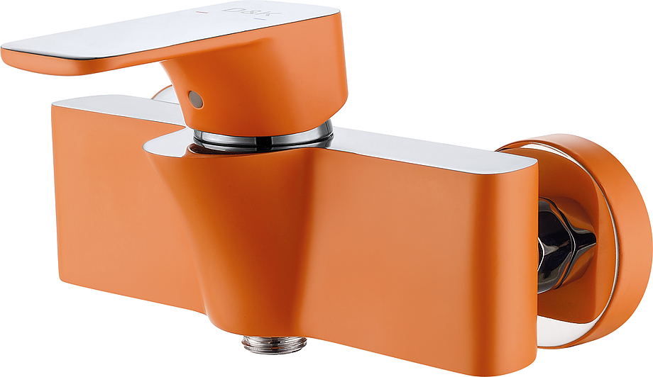 Смеситель для душа D&K Berlin Kunste DA1433113 оранжевый, хром