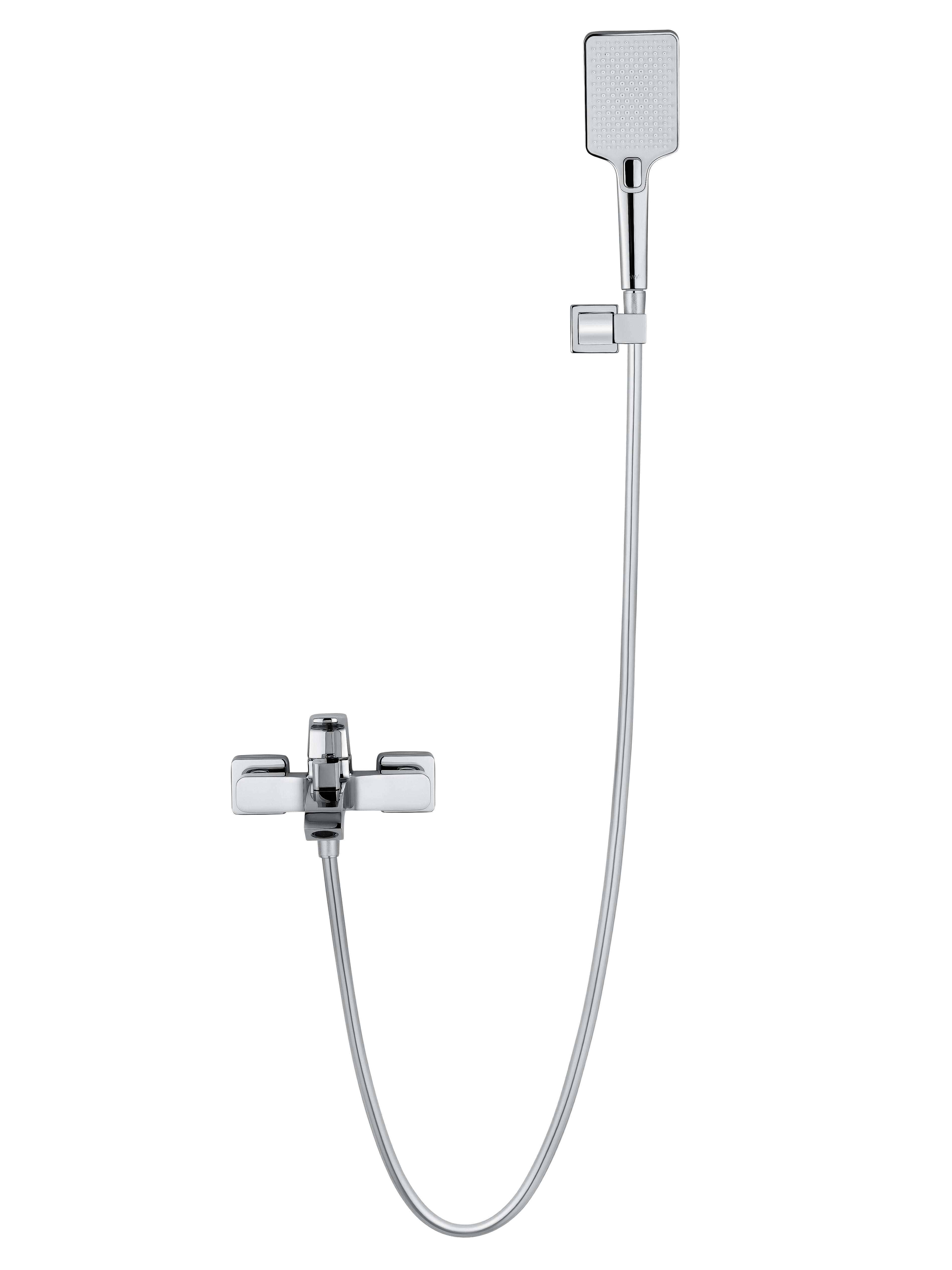 Смеситель для ванны с душем WONZON & WOGHAND FLEX, Хром WW-88037072-CR