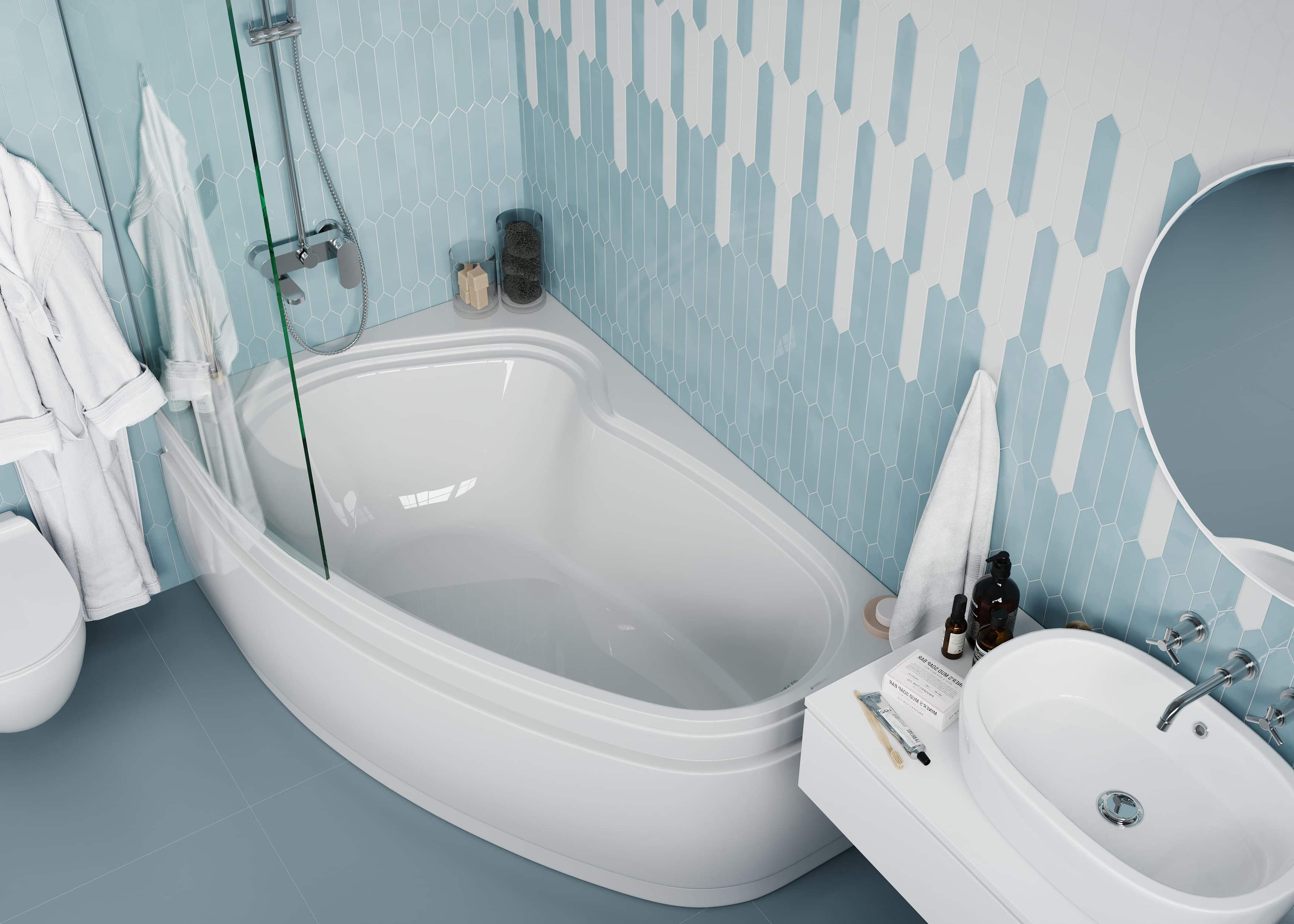 Акриловая ванна VAGNERPLAST Avona VPBA159AVO3LX-04 150x90 left