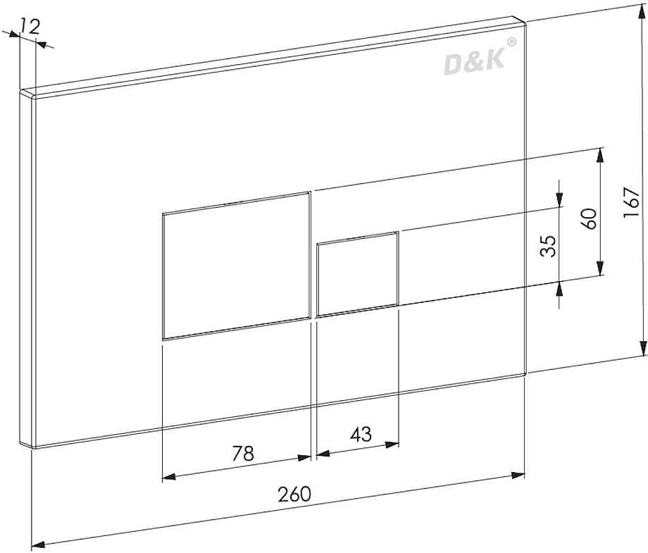 Унитаз подвесной с инсталляцией, сиденьем и клавишей смыва D&K DS1022502