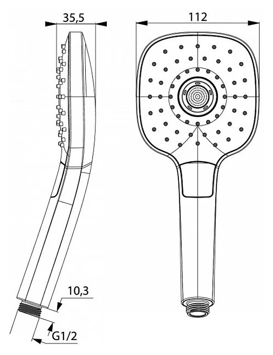 Лейка для душа Iddis Sena SEN3F00i18