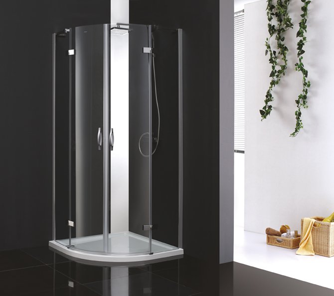 Душевой уголок Cezares BERGAMO-W-R-2-100-ARCO-C-Cr-IV