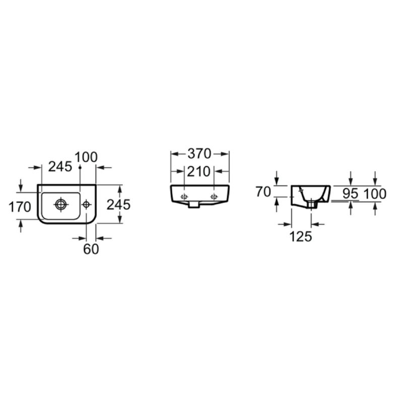 Подвесная раковина для туалета Lavinia Boho One 33310001R