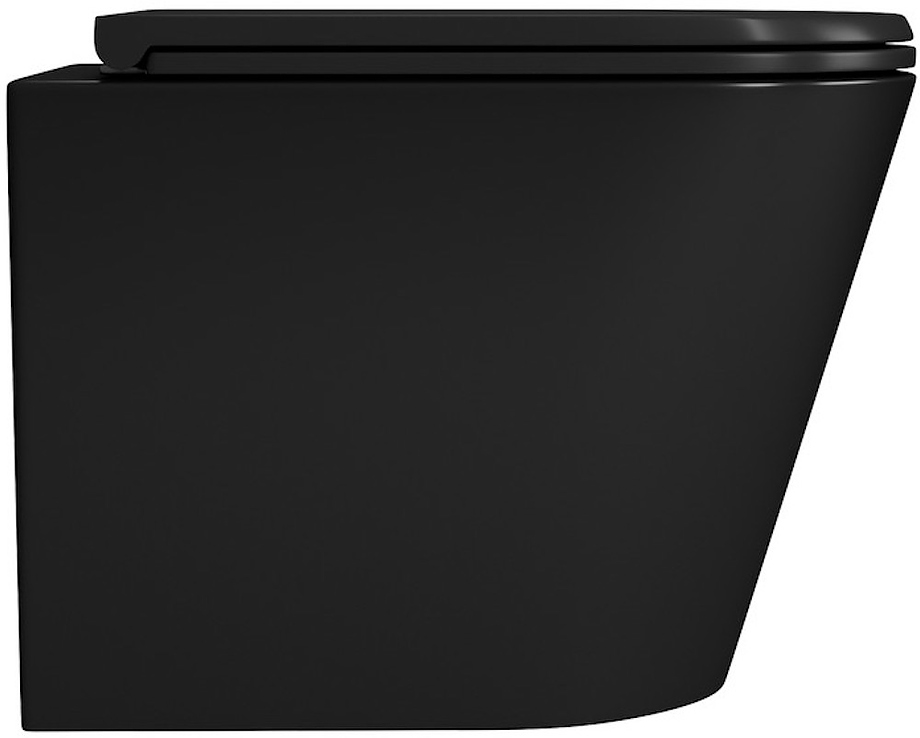 Унитаз подвесной D&K Venice DT1026025 безободковый, черный