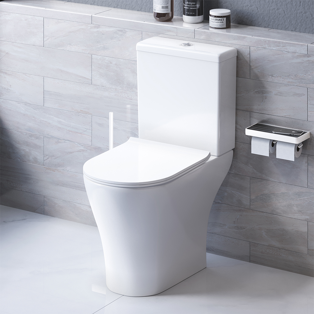 Унитаз-компакт AM.PM Sirius безободковый, с сиденьем микролифт