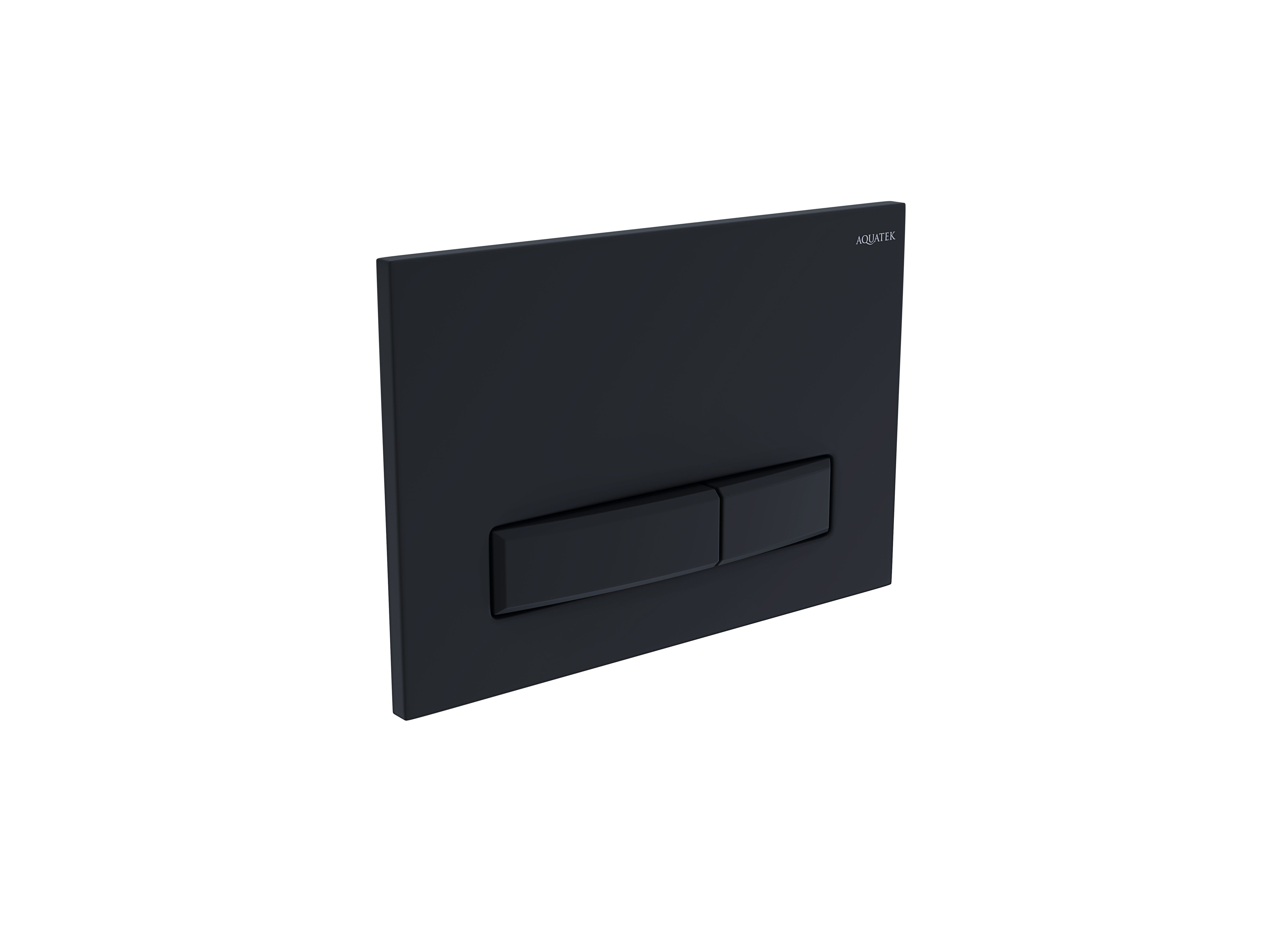 Кнопка смыва Aquatek Slim KDI-0000025 черный матовый