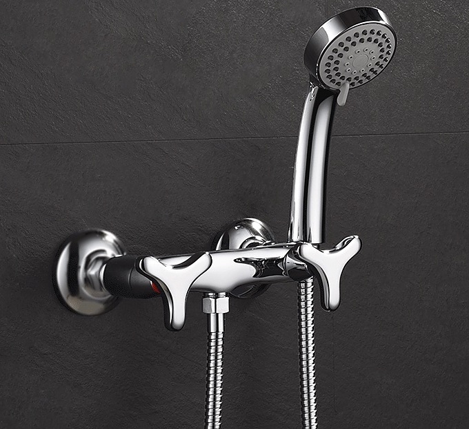 Смеситель для душа D&K Hessen Goethe DA1383141 хром