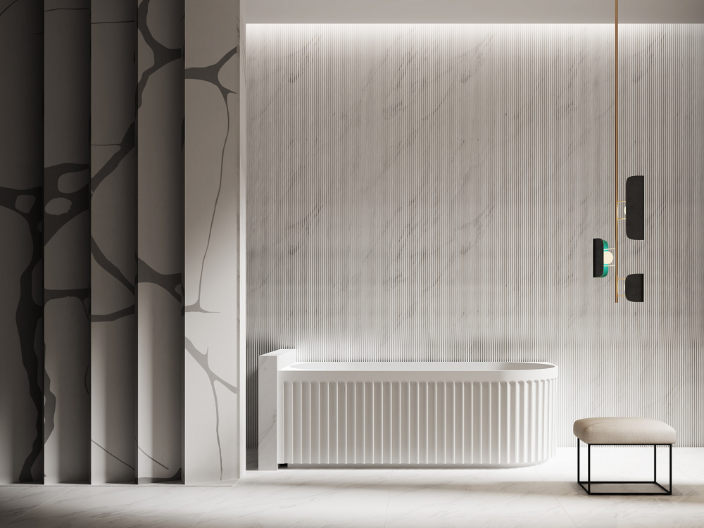 Акриловая ванна Abber AB9412-1.5 L белая