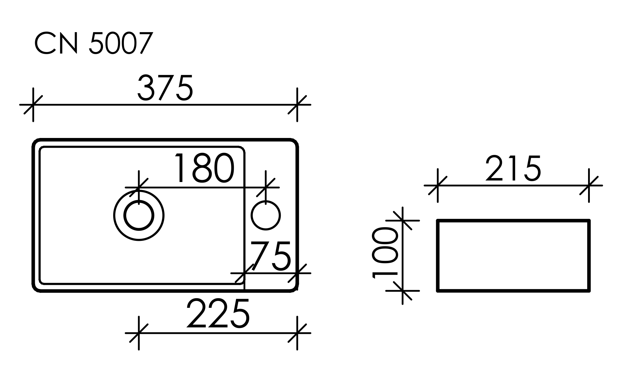 Рукомойник Ceramica Nova Element CN5007 R