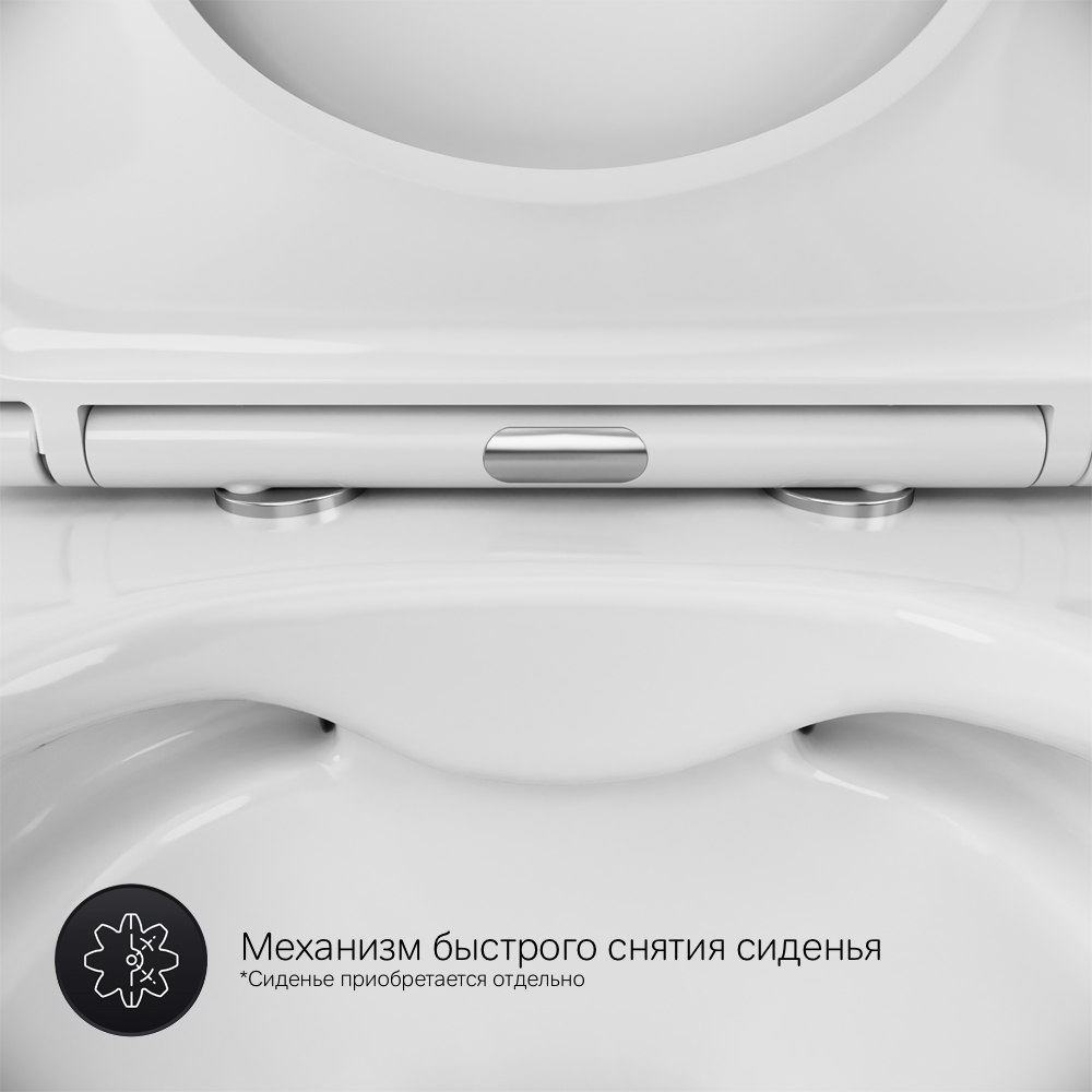 Унитаз подвесной AM.PM Awe FlashClean с сиденьем микролифт