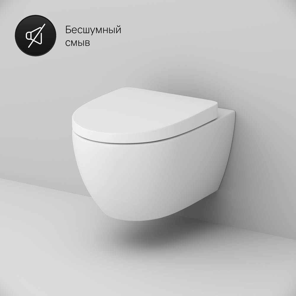 Унитаз подвесной AM.PM Awe с быстросъемным сиденьем микролифт