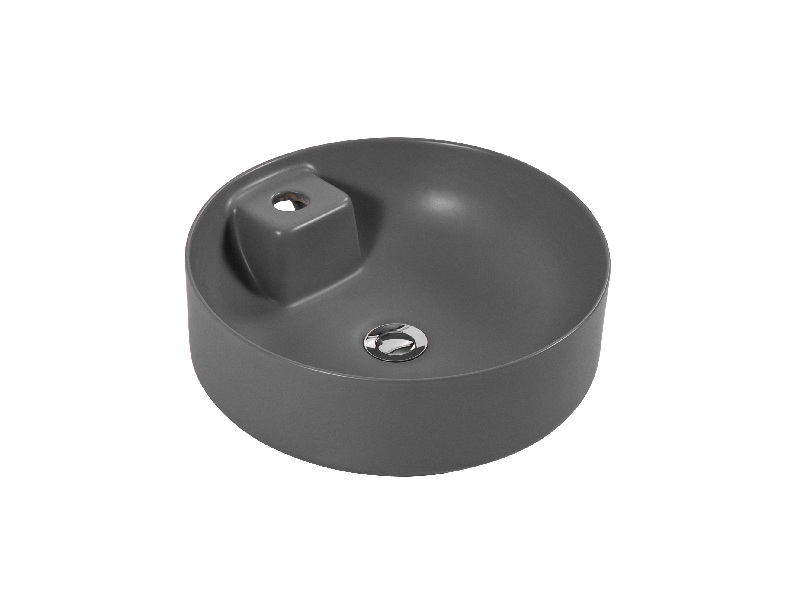 Раковина накладная Aquatek Европа AQ5212-MG серый матовый