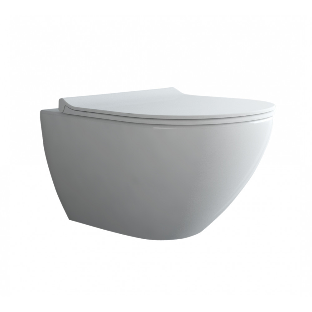 Унитаз подвесной Berges PUMA XL Rimless 082126 безободковый, белый