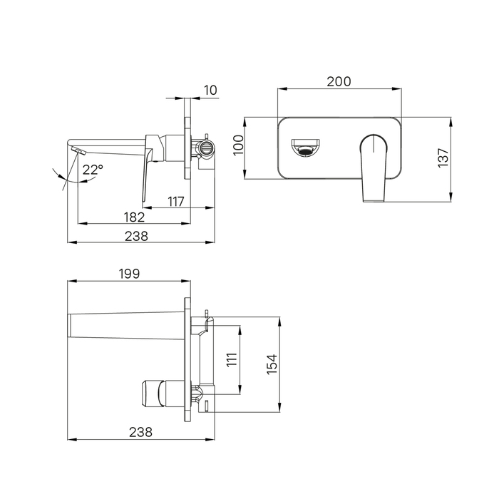 Смеситель для раковины Iddis Edifice EDISB00i65