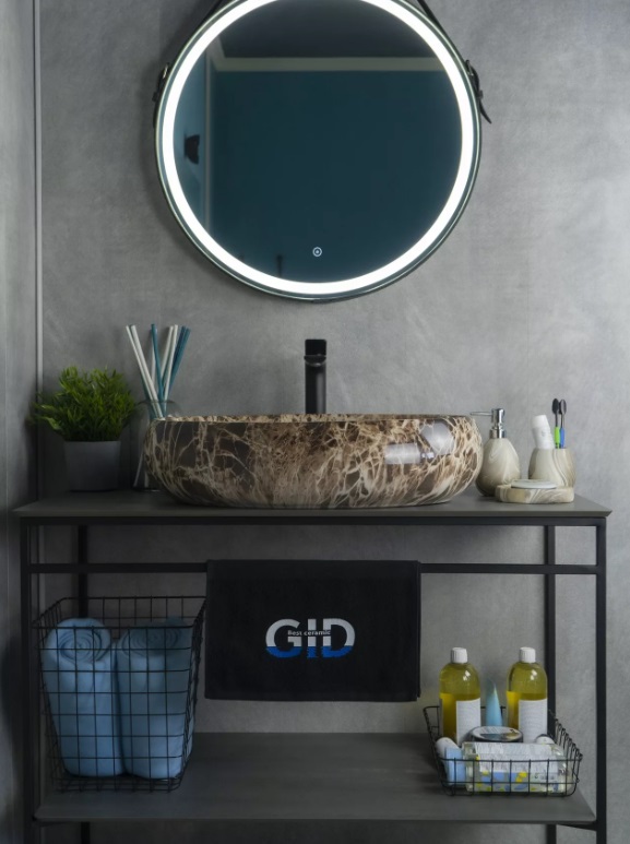 Раковина накладная Gid Mnc168 60 см
