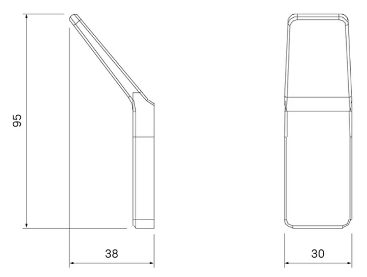 Крючок одинарный IDDIS Slide SLIBS10i41