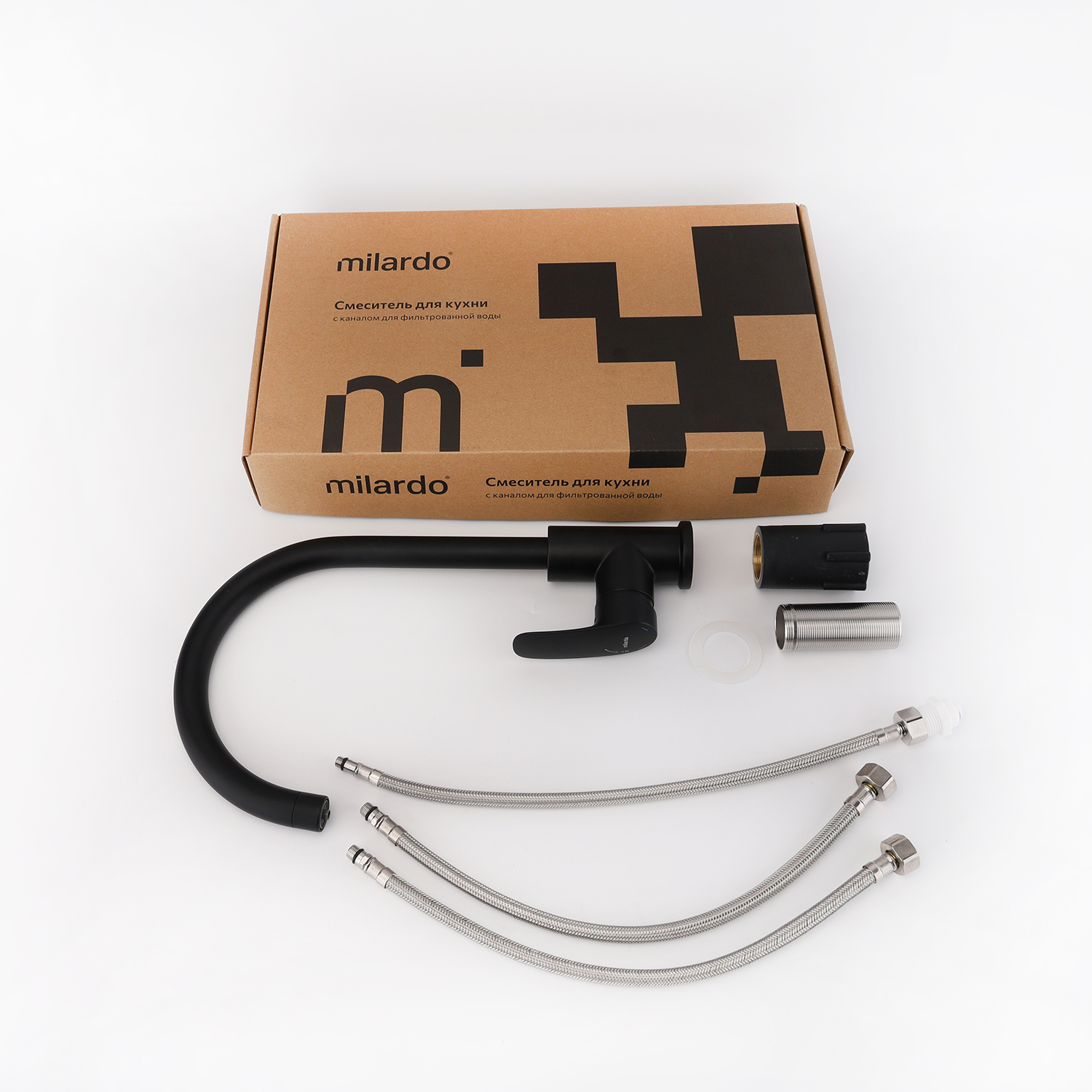 Смеситель для кухни Milardo RORBLFJM05