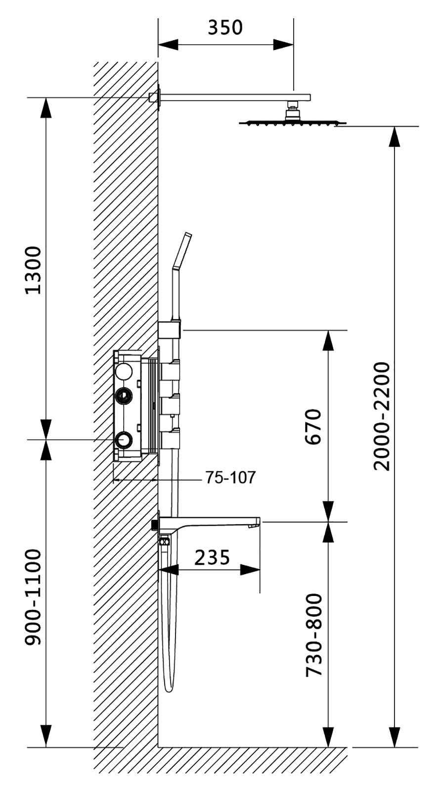 Душевая система Timo Petruma SX-5149/00SM