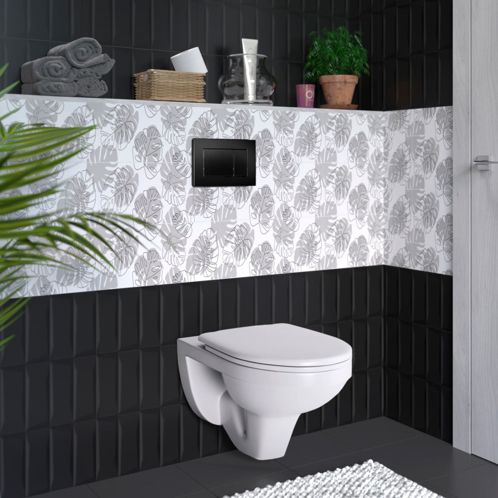 Унитаз подвесной Berges Gamma 081105 ободковый, белый