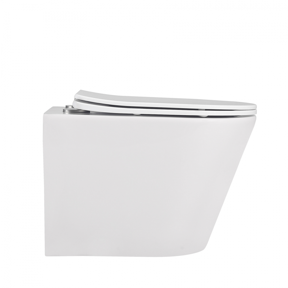 Унитаз Abber Bequem AC1102MW подвесной белый матовый, безободковый